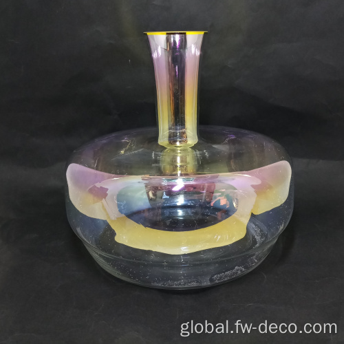 Novelty Decanter with Stopper wholesale colored plating glass decanter with stopper Manufactory